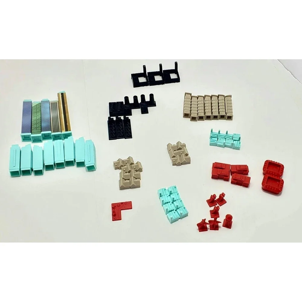 Monopoly City Replacement Buildings Lot Towers Stadiums Hazards Houses Parts Lot